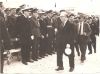 במסדר של חיל האויר עם ראש הממשלה אשכול, משה דיין ורמטכ"ל בר לב